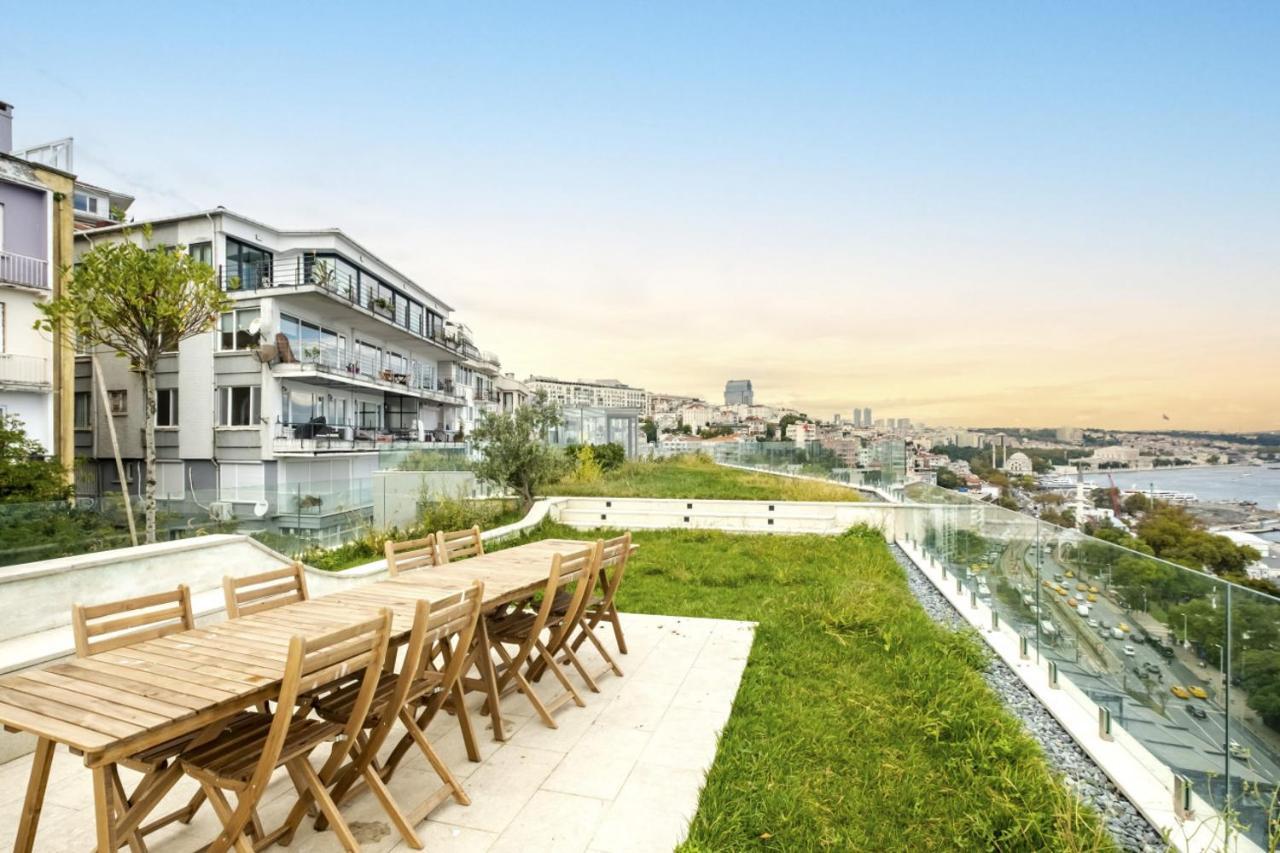 Excellent Flat W 360 Bosphorus View In Cihangir Istanbul Luaran gambar